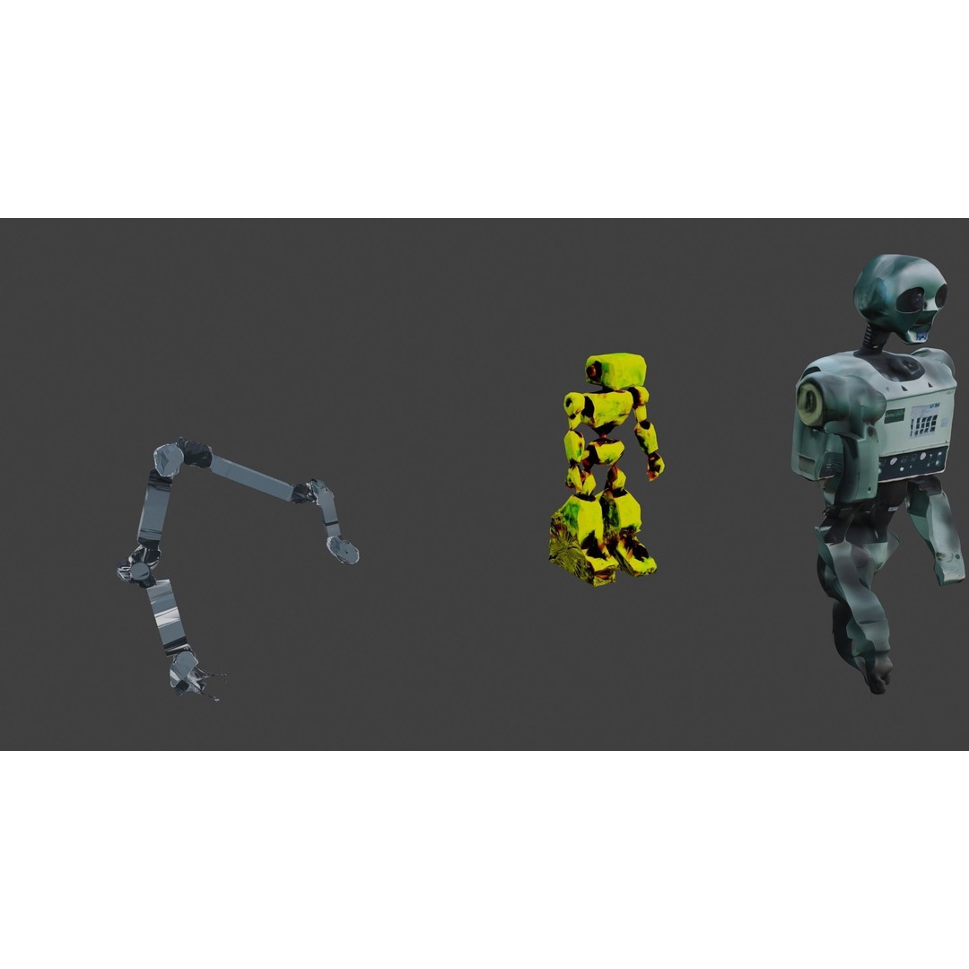 Robot 3D Model – Kitbash Mechs and Derelicts for Sci-Fi Use