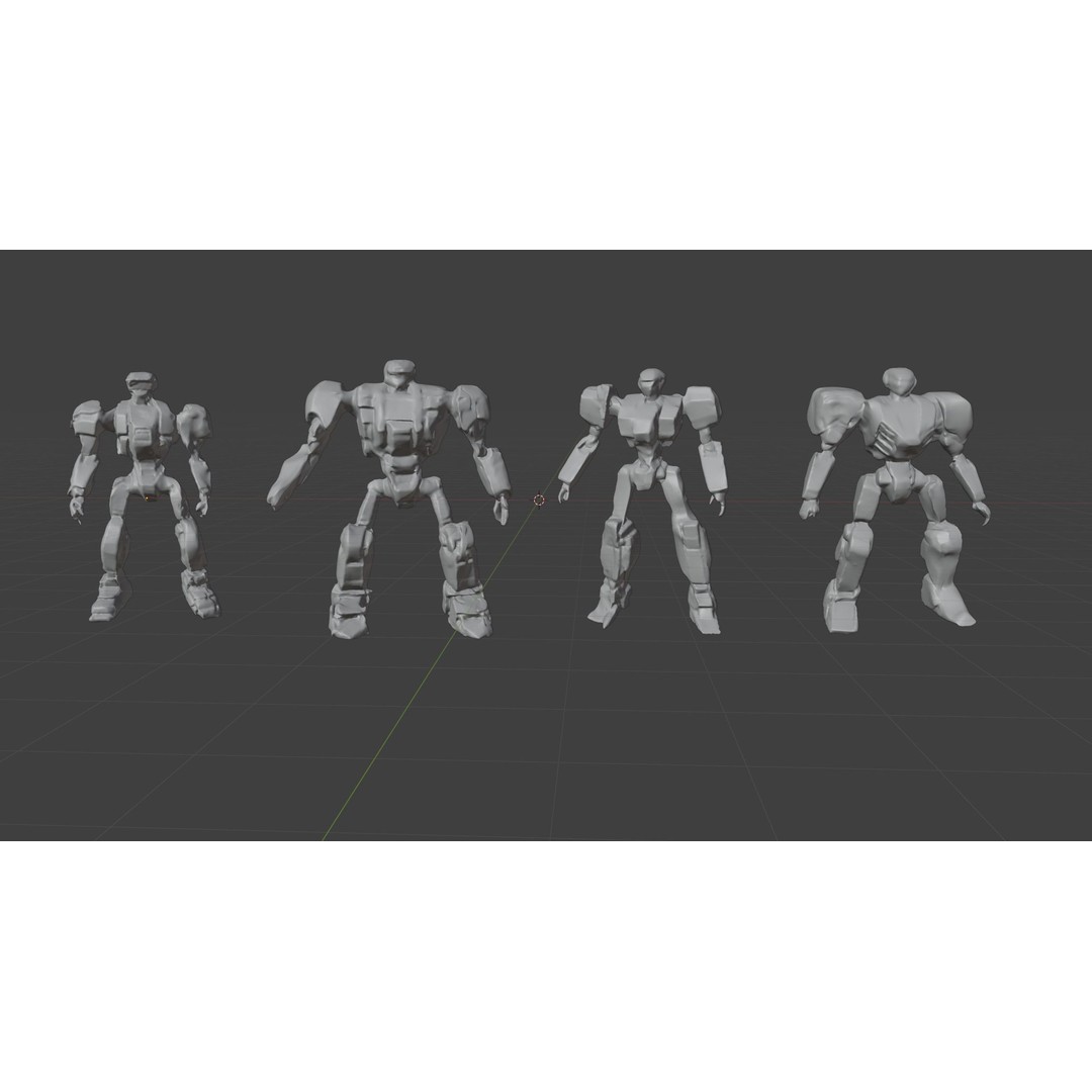 Robot 3D Model – Kitbash Mechs and Derelicts for Sci-Fi Use - View 14