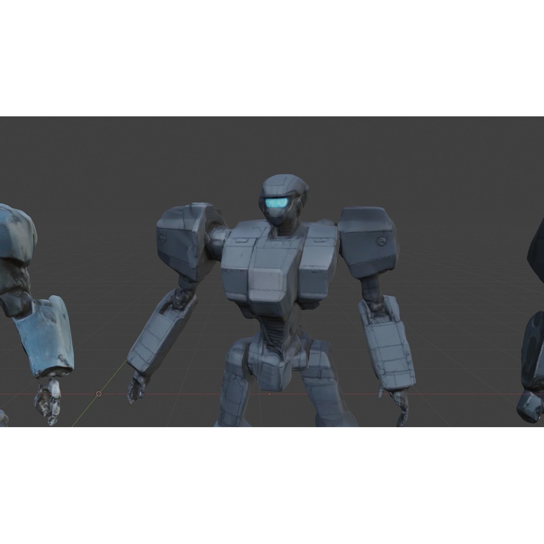 Robot 3D Model – Kitbash Mechs and Derelicts for Sci-Fi Use - View 17