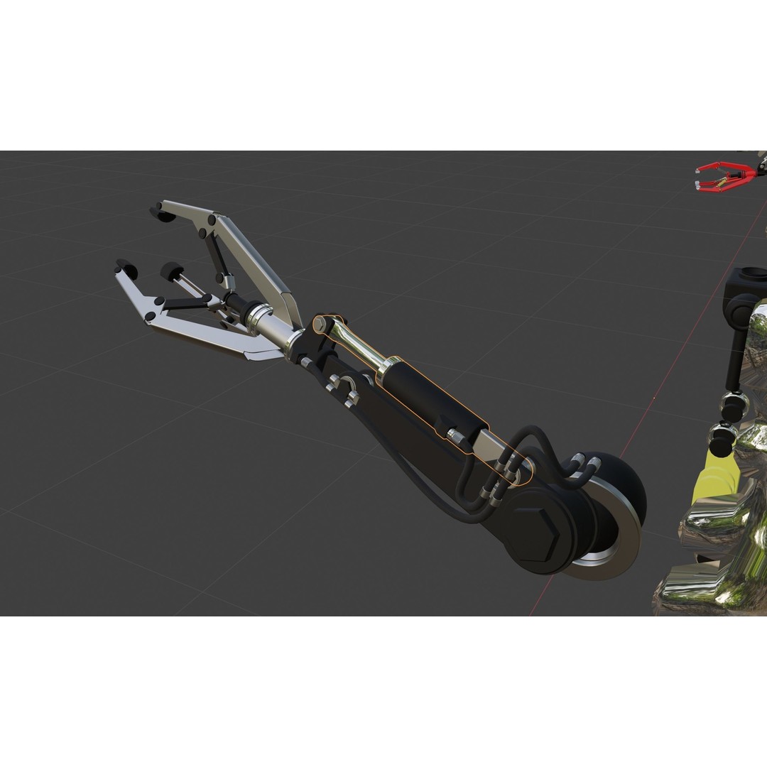 Robot 3D Model – Kitbash Mechs and Derelicts for Sci-Fi Use - View 8