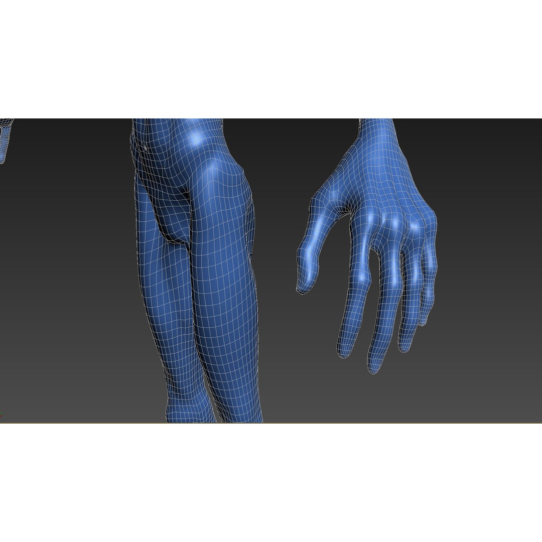Grey Alien 3D Model – Low Poly Rigged Sci-Fi Character, FBX - View 23