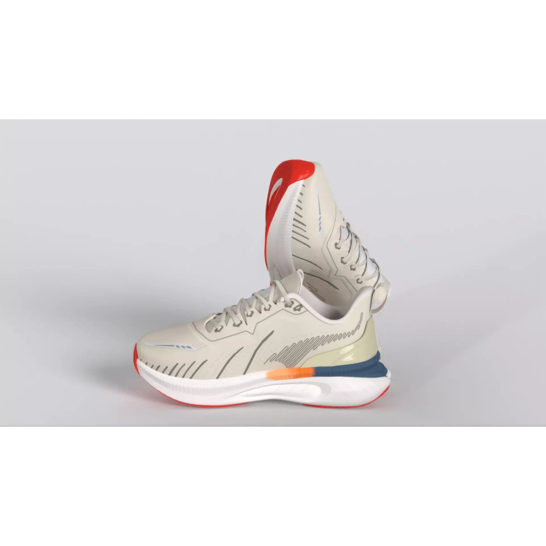 ONEMIX Running Shoes 3D Model – Low Poly PBR Game Asset, FBX - View 14