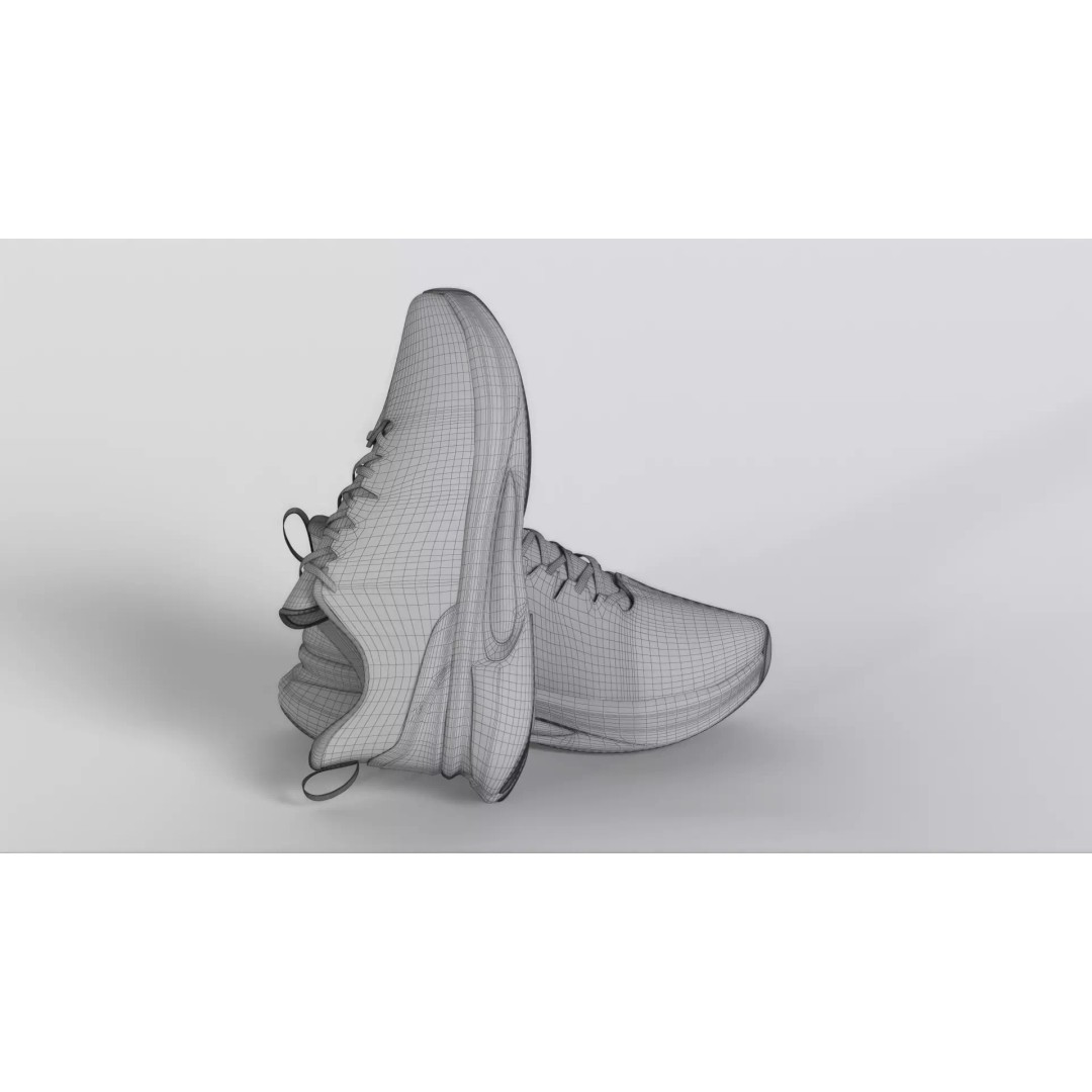 ONEMIX Running Shoes 3D Model – Low Poly PBR Game Asset, FBX - View 25