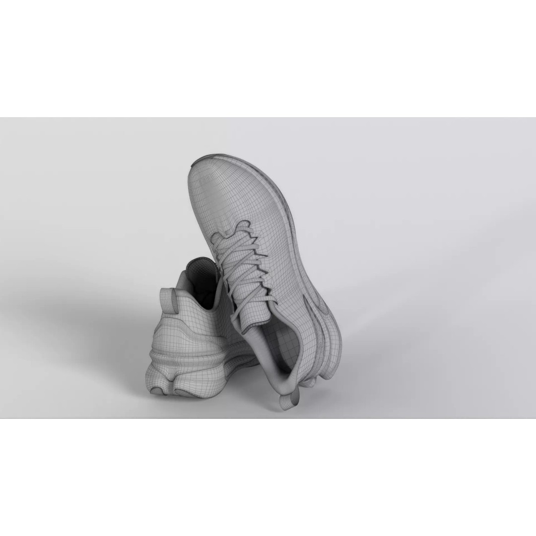 ONEMIX Running Shoes 3D Model – Low Poly PBR Game Asset, FBX - View 27
