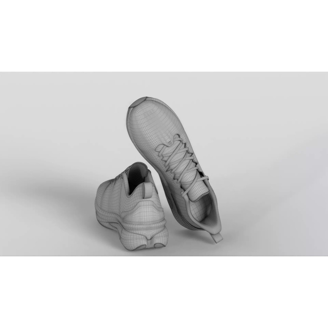 ONEMIX Running Shoes 3D Model – Low Poly PBR Game Asset, FBX - View 28