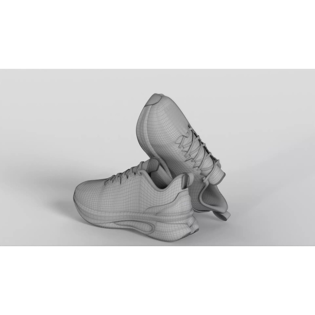 ONEMIX Running Shoes 3D Model – Low Poly PBR Game Asset, FBX - View 29