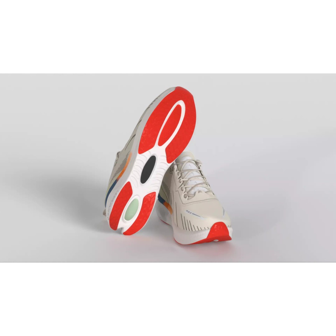 ONEMIX Running Shoes 3D Model – Low Poly PBR Game Asset, FBX - View 6