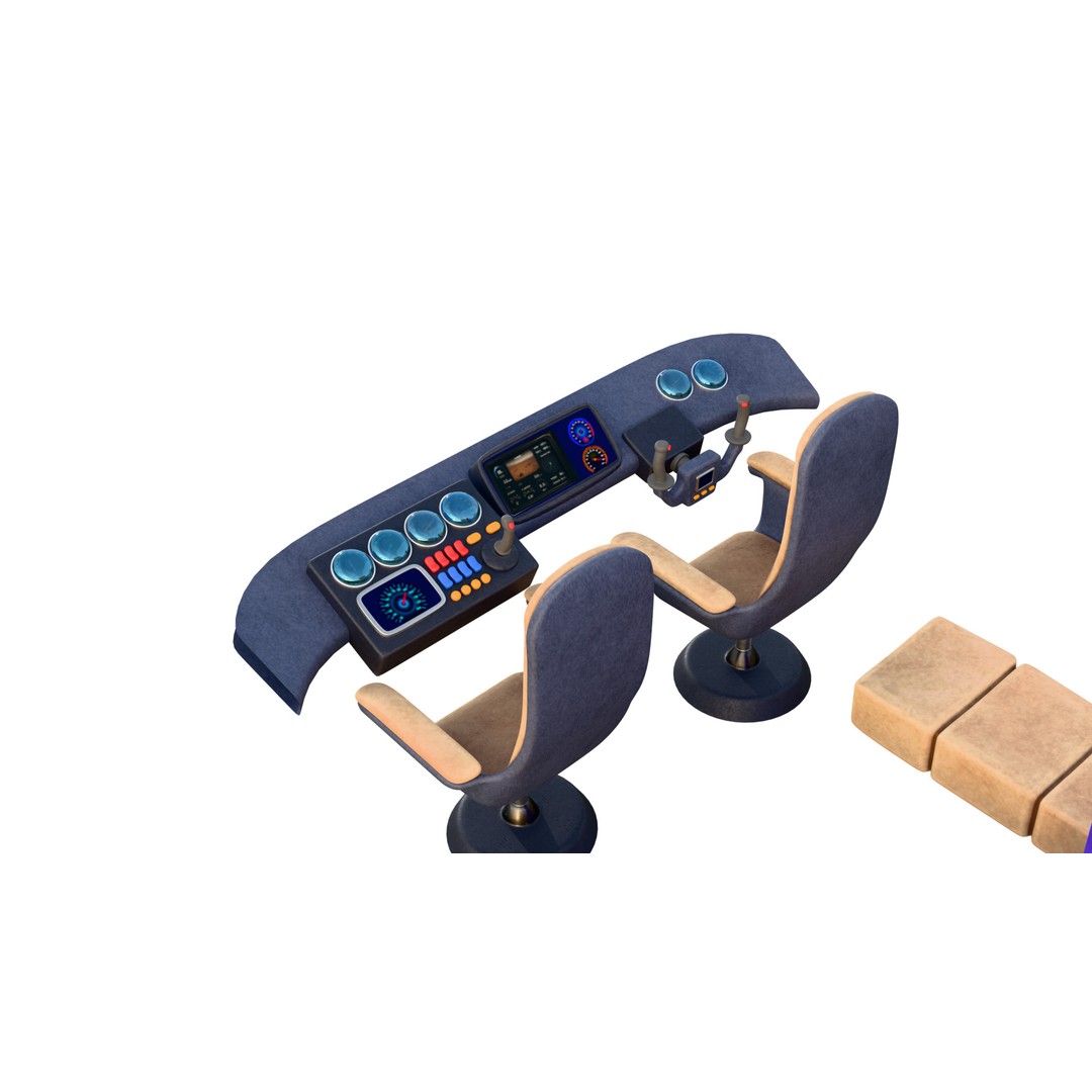 Stylized Planetary Rover 3D Model – PBR Game Asset, Blender, FBX, OBJ