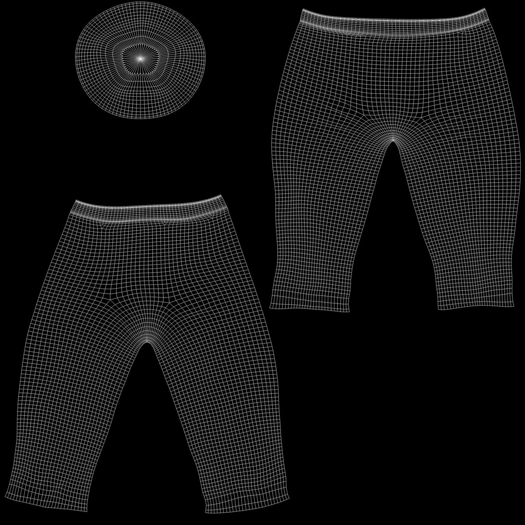 Men's Space Agent Outfit 3D Model – Low Poly Game Asset, FBX - View 11