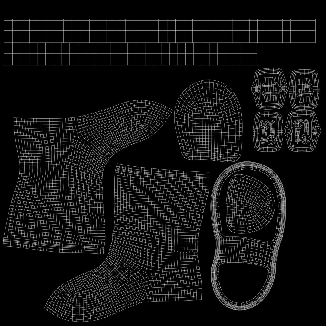 Space Pilot 3D Model – Low Poly Sci-fi Rider Boots, FBX & OBJ