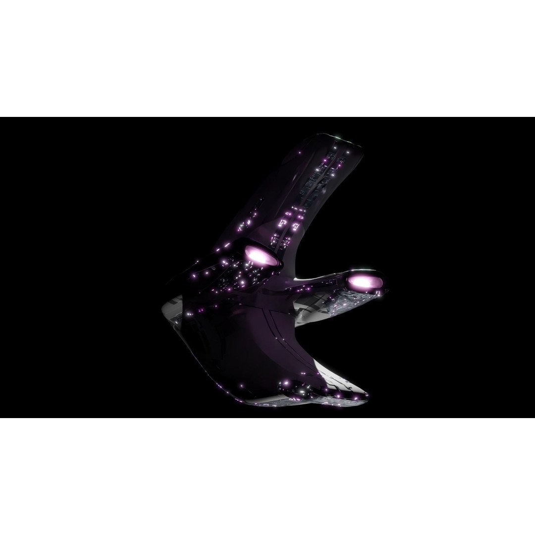 Mothership 3D Model – Capitalship Spaceship with PBR Textures - View 11