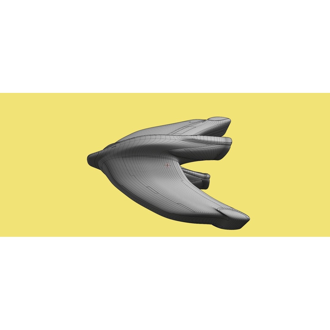 Mothership 3D Model – Capitalship Spaceship with PBR Textures - View 17