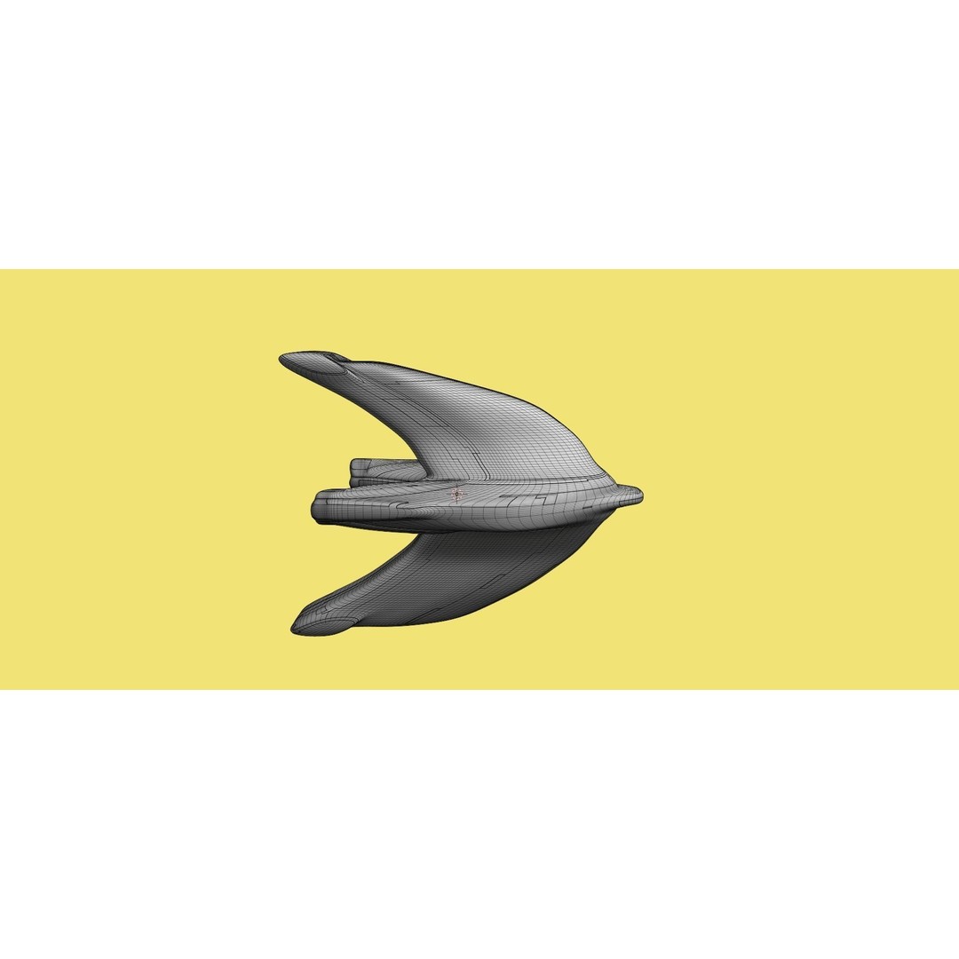 Mothership 3D Model – Capitalship Spaceship with PBR Textures - View 21