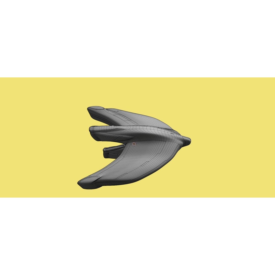 Mothership 3D Model – Capitalship Spaceship with PBR Textures - View 22