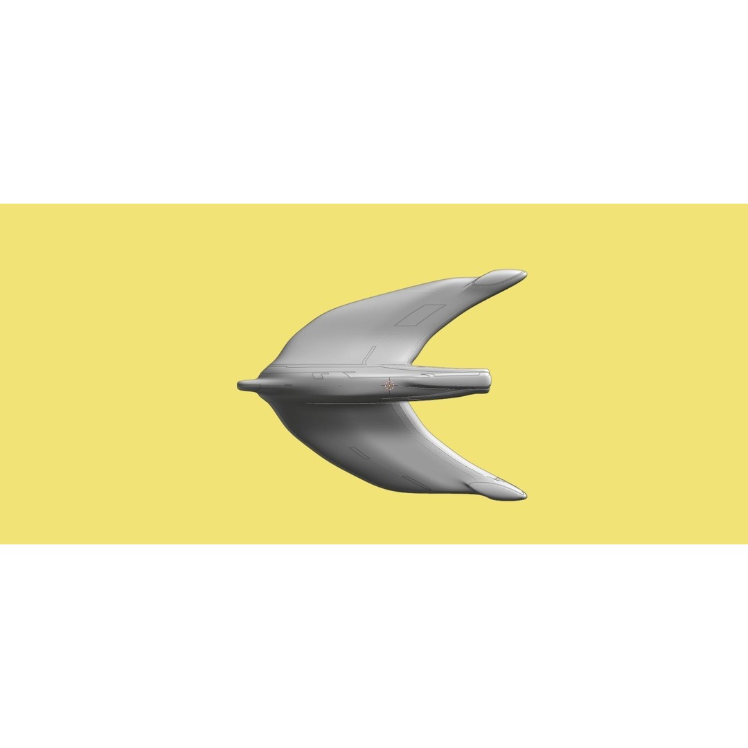 Mothership 3D Model – Capitalship Spaceship with PBR Textures - View 24