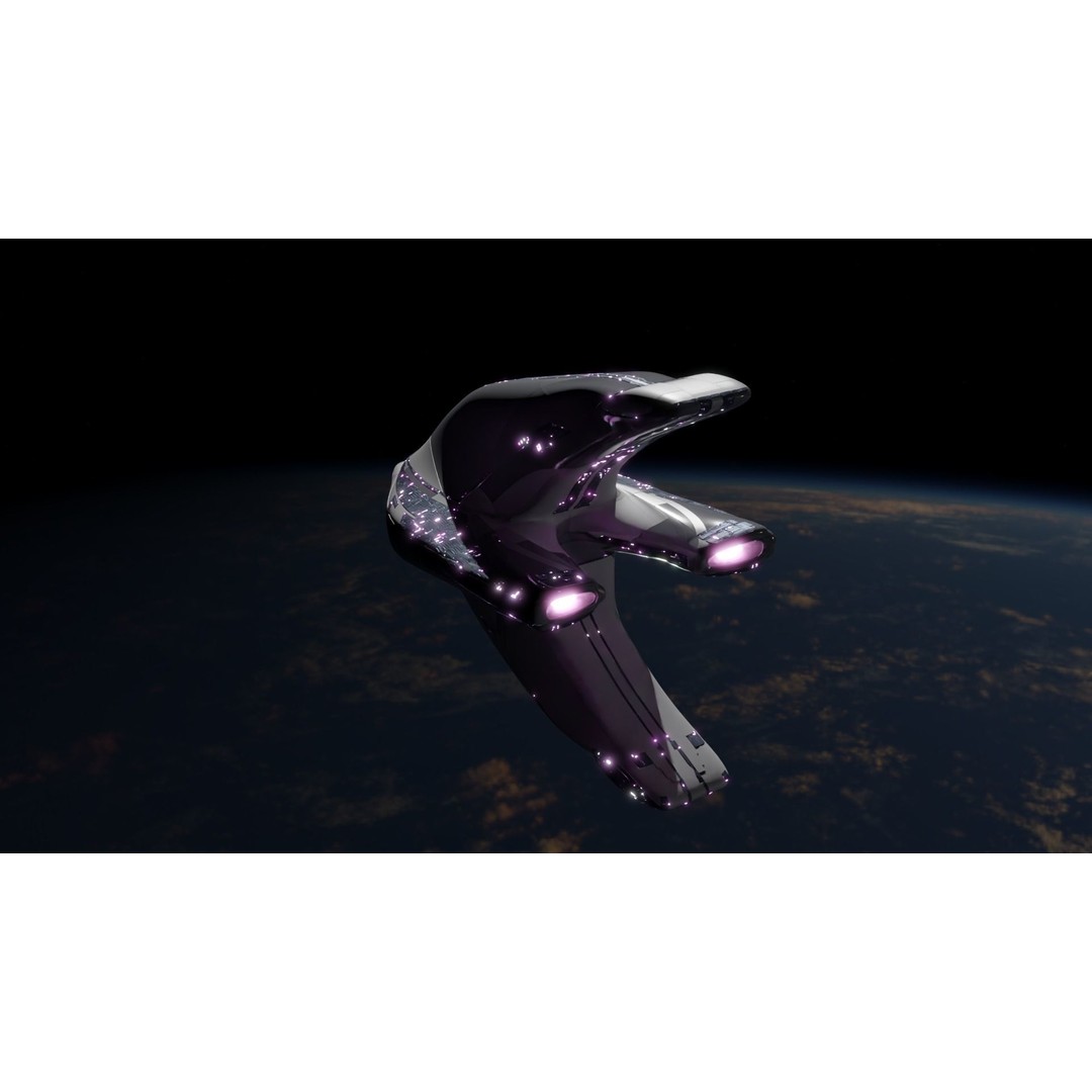 Mothership 3D Model – Capitalship Spaceship with PBR Textures - View 9