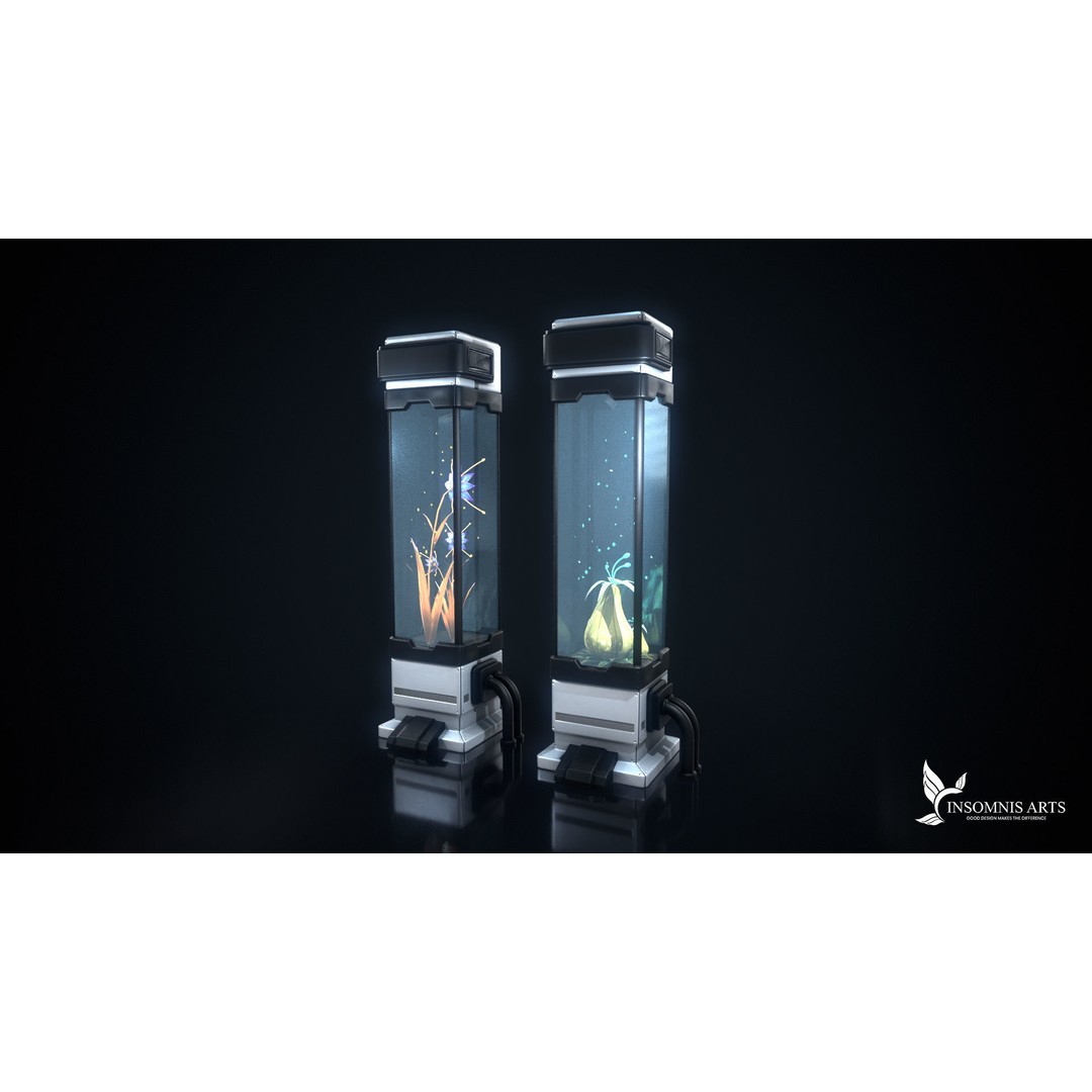 Sci-Fi Laboratory Equipment 3D Model – PBR Textured, Blender Scene - View 7