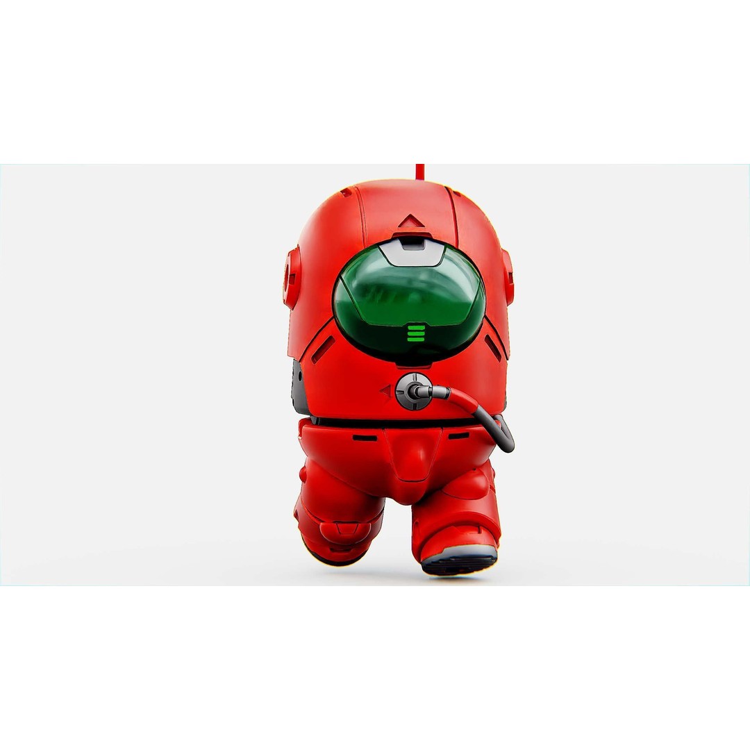 Among Us Character 3D Model – Rigged for Unity & Unreal Engine - View 22