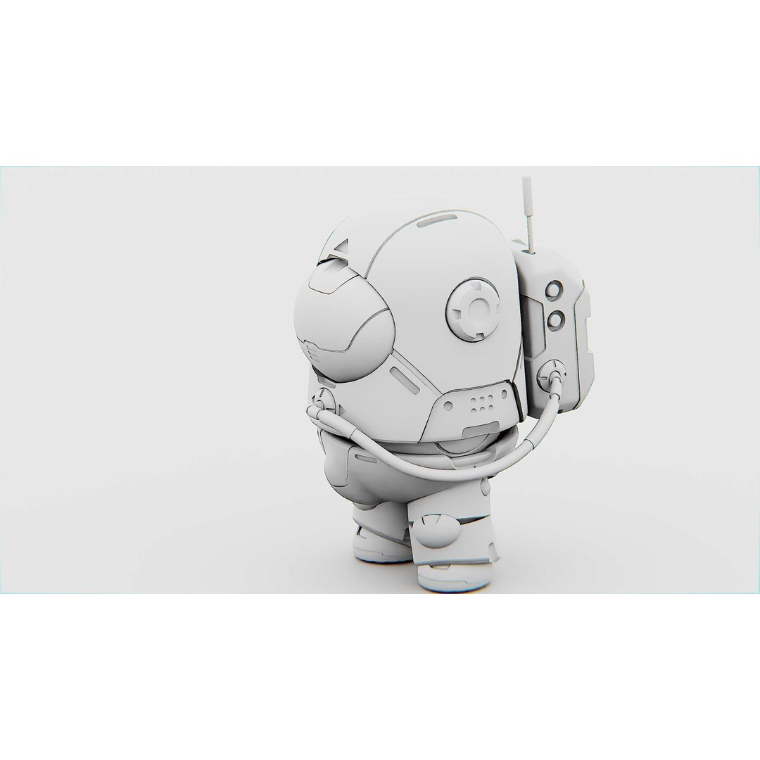 Among Us Character 3D Model – Rigged for Unity & Unreal Engine - View 34