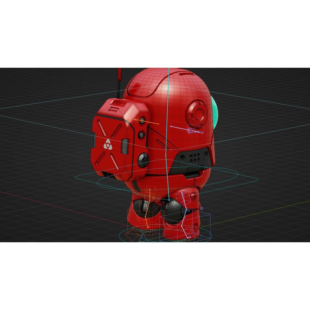 Among Us Character 3D Model – Rigged for Unity & Unreal Engine - View 39
