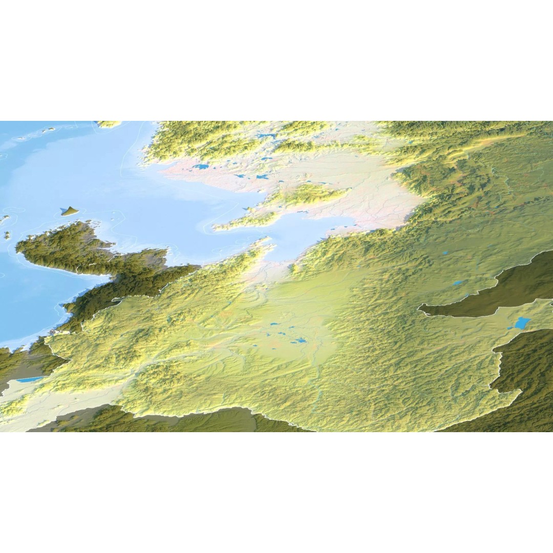 China Map 3D Model – Realistic Satellite Terrain, FBX, OBJ, MAX - View 18