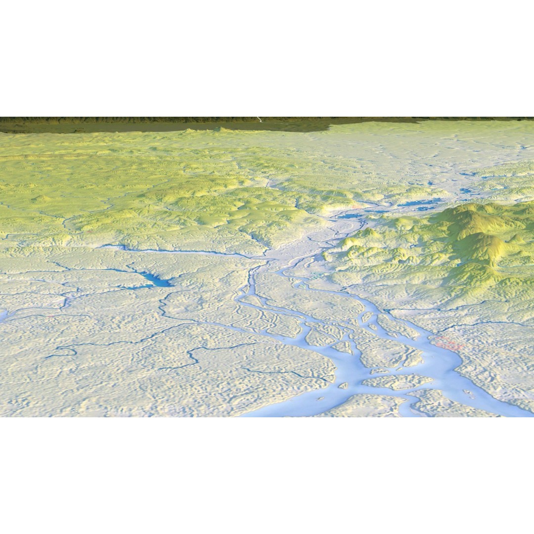 Brazil Map 3D Model – Realistic Satellite Terrain, 40K Textures, FBX/OBJ - View 19