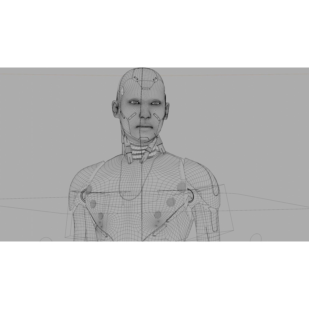 Humanoid Orpheus 3D Model – Rigged Sci-Fi Character for Animation
