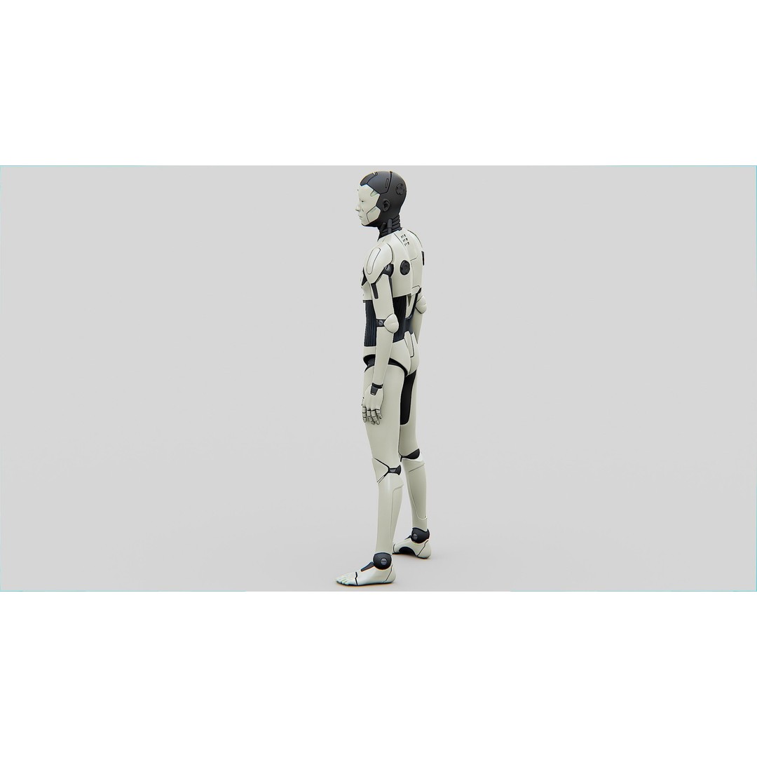 Humanoid Orpheus 3D Model – Rigged Sci-Fi Character for Animation - View 10