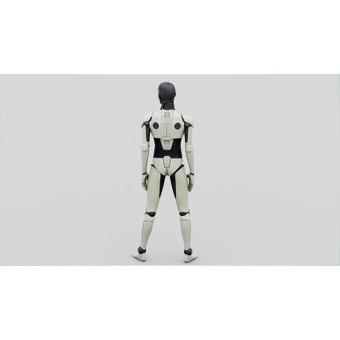 Humanoid Orpheus 3D Model – Rigged Sci-Fi Character for Animation - View 15