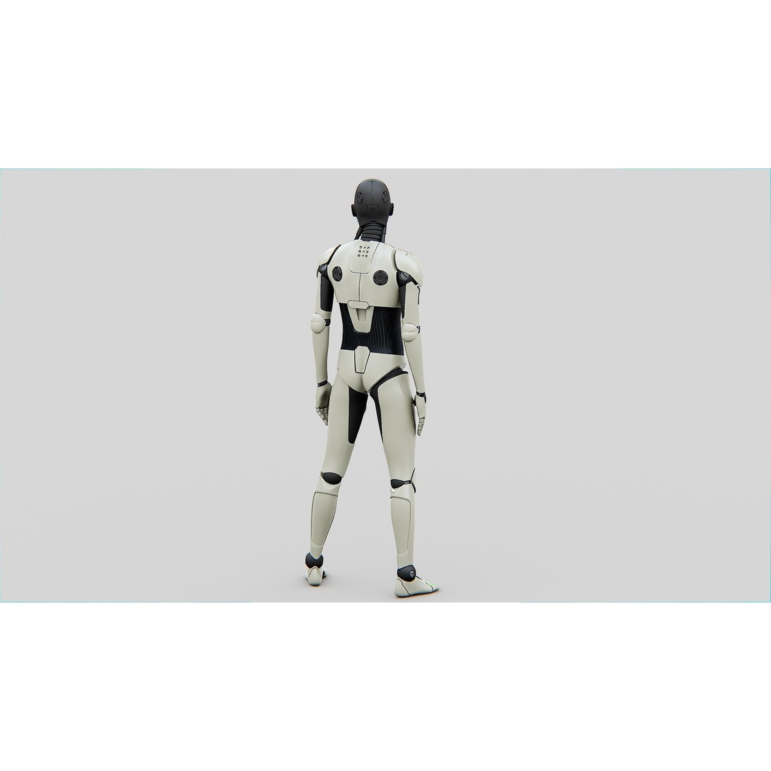Humanoid Orpheus 3D Model – Rigged Sci-Fi Character for Animation - View 16
