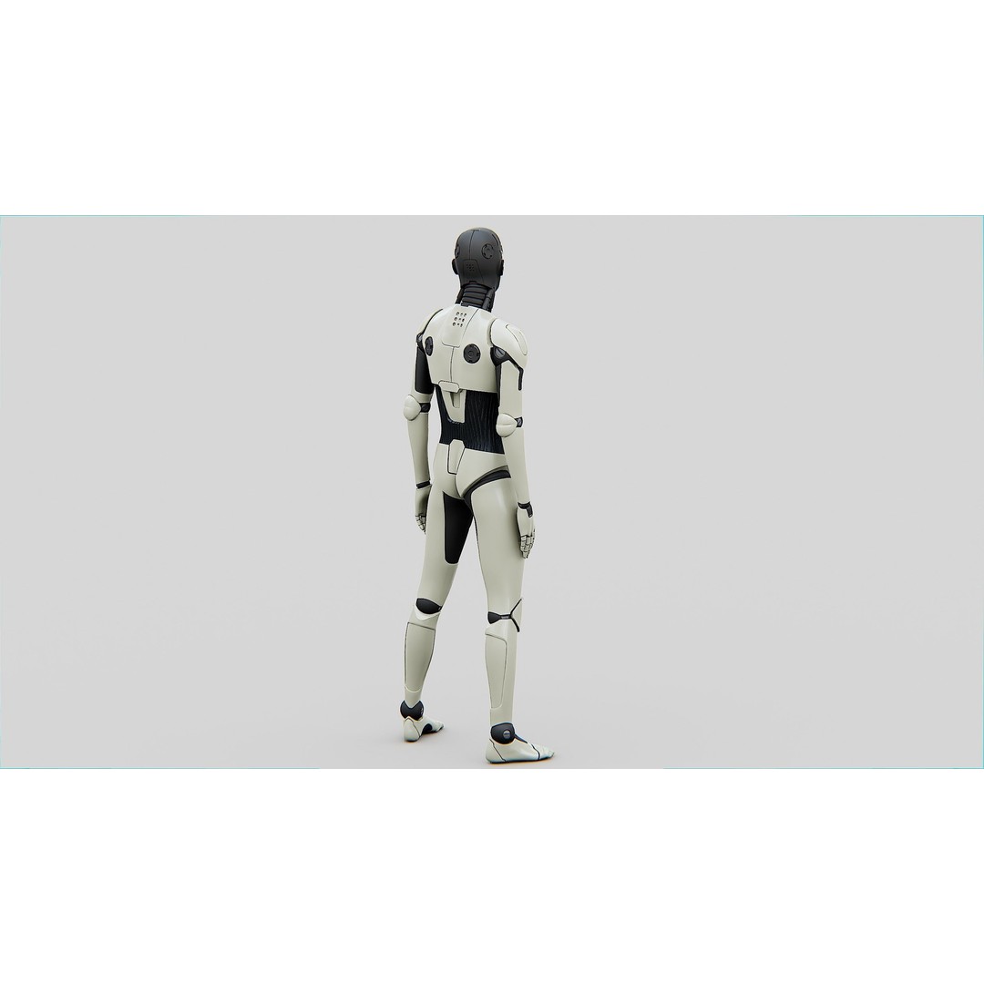 Humanoid Orpheus 3D Model – Rigged Sci-Fi Character for Animation - View 17