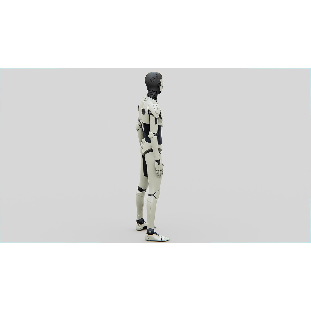 Humanoid Orpheus 3D Model – Rigged Sci-Fi Character for Animation - View 18
