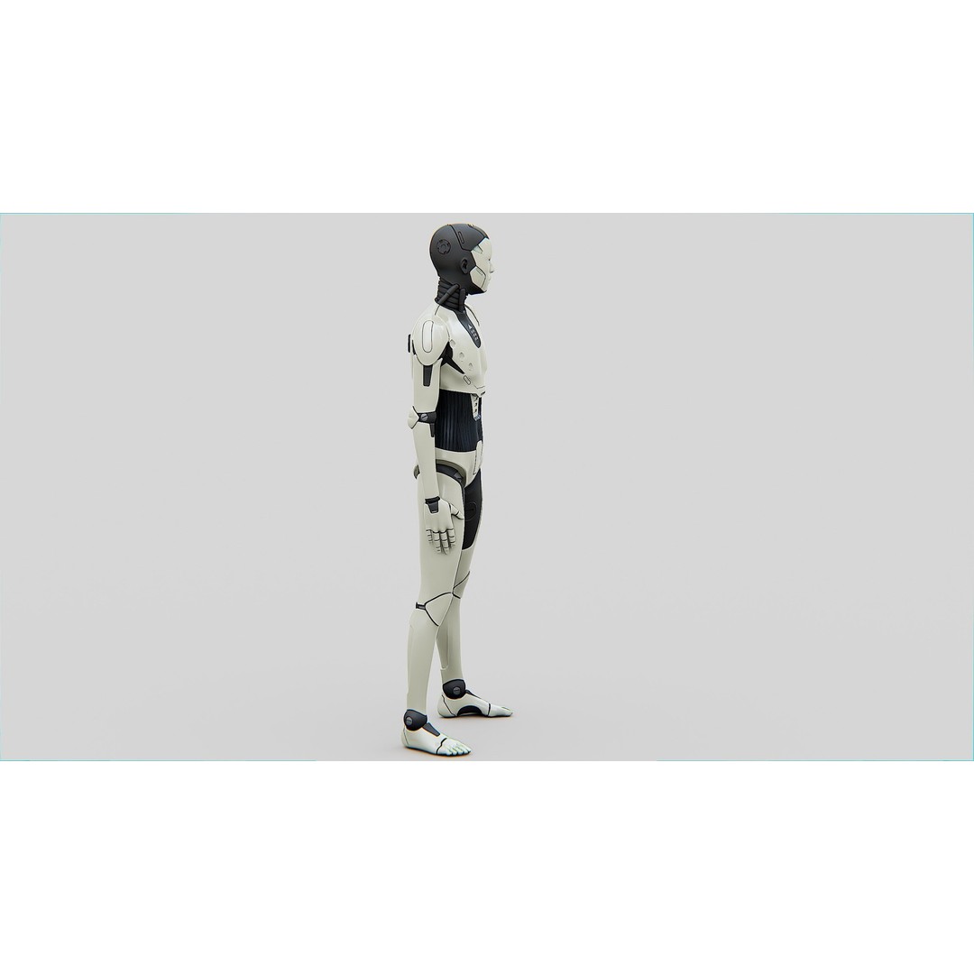 Humanoid Orpheus 3D Model – Rigged Sci-Fi Character for Animation - View 19