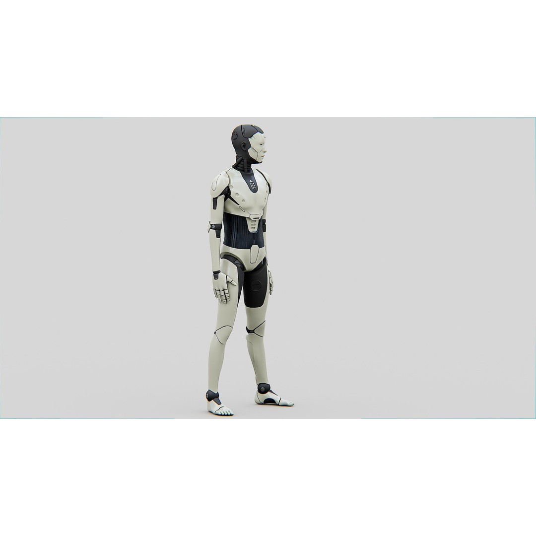 Humanoid Orpheus 3D Model – Rigged Sci-Fi Character for Animation - View 20