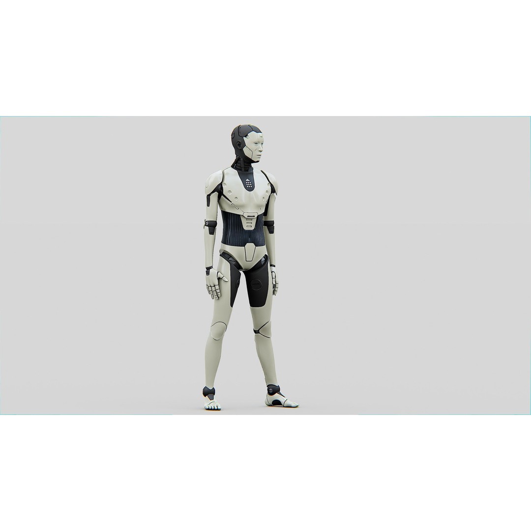 Humanoid Orpheus 3D Model – Rigged Sci-Fi Character for Animation - View 21