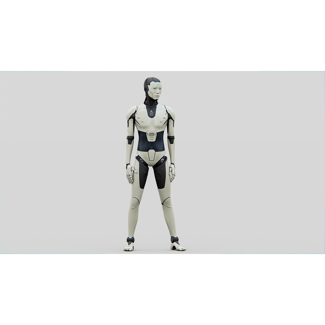 Humanoid Orpheus 3D Model – Rigged Sci-Fi Character for Animation - View 22
