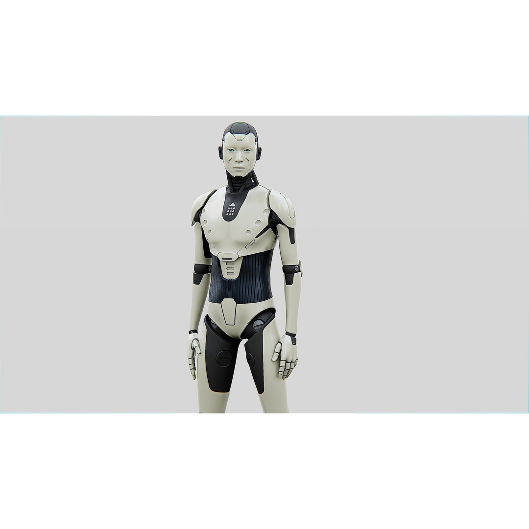 Humanoid Orpheus 3D Model – Rigged Sci-Fi Character for Animation - View 24
