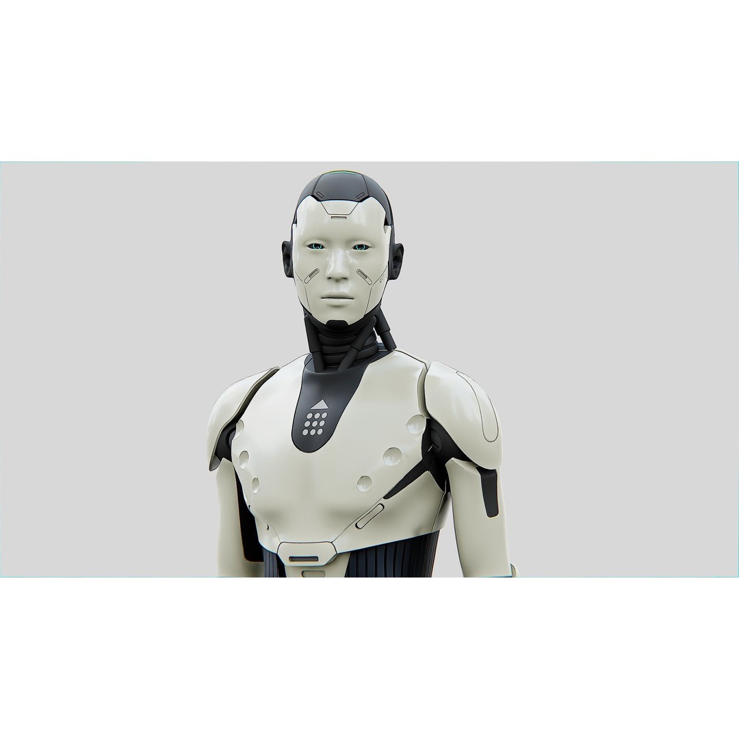 Humanoid Orpheus 3D Model – Rigged Sci-Fi Character for Animation - View 25
