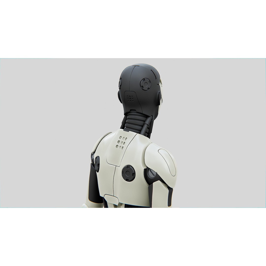 Humanoid Orpheus 3D Model – Rigged Sci-Fi Character for Animation - View 27