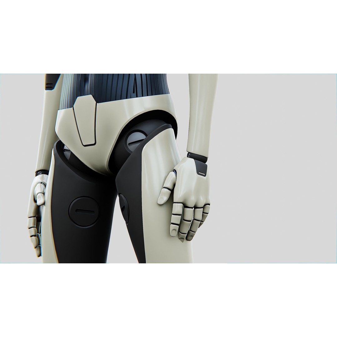 Humanoid Orpheus 3D Model – Rigged Sci-Fi Character for Animation - View 29