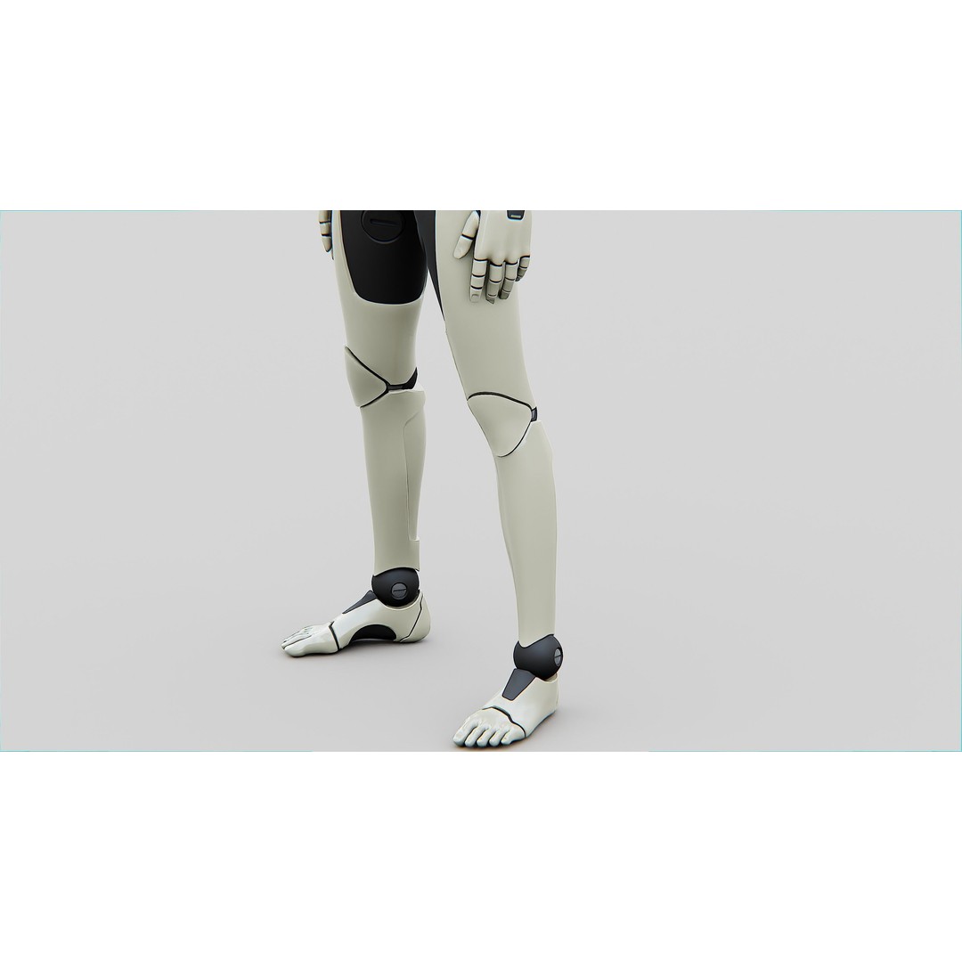 Humanoid Orpheus 3D Model – Rigged Sci-Fi Character for Animation - View 30