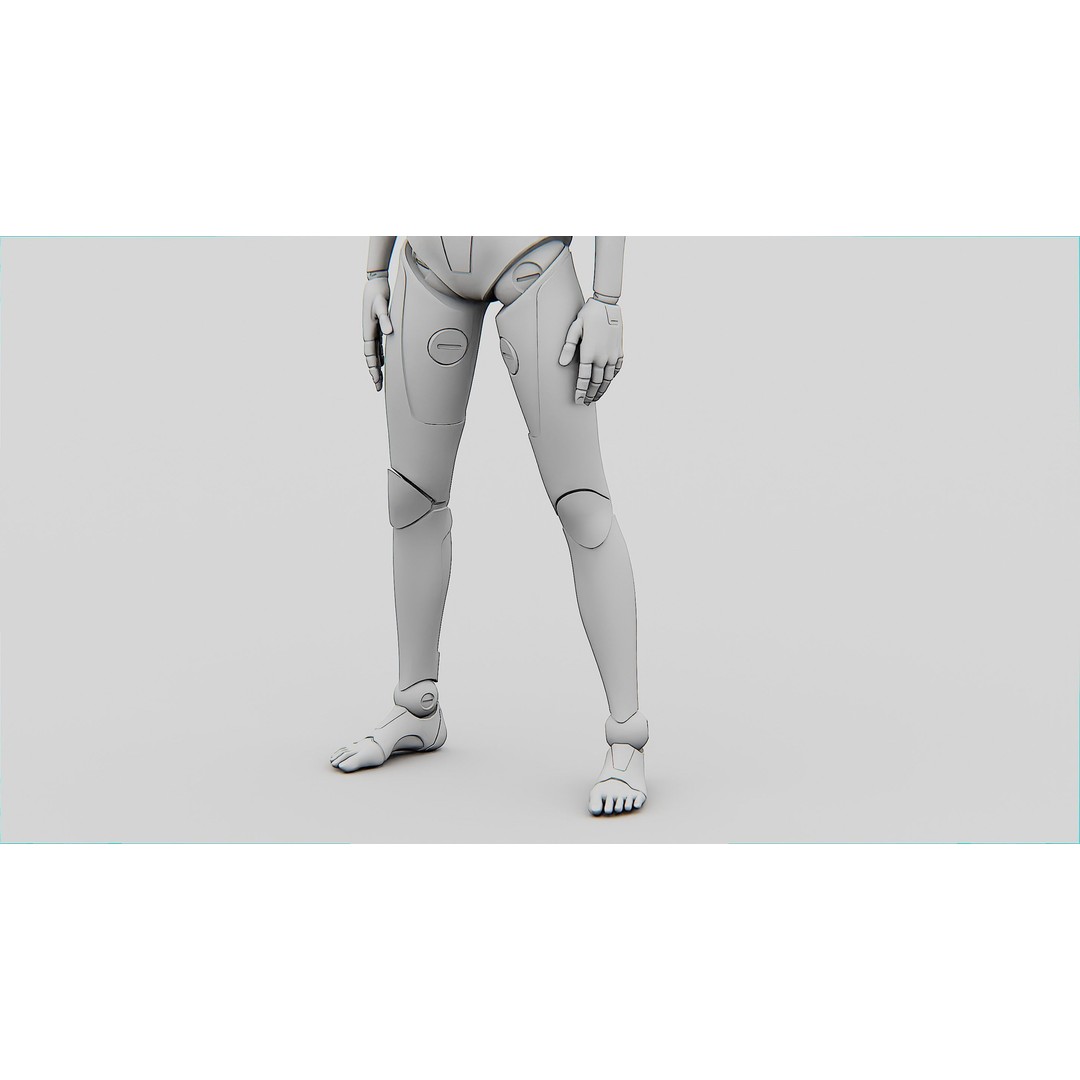 Humanoid Orpheus 3D Model – Rigged Sci-Fi Character for Animation - View 37