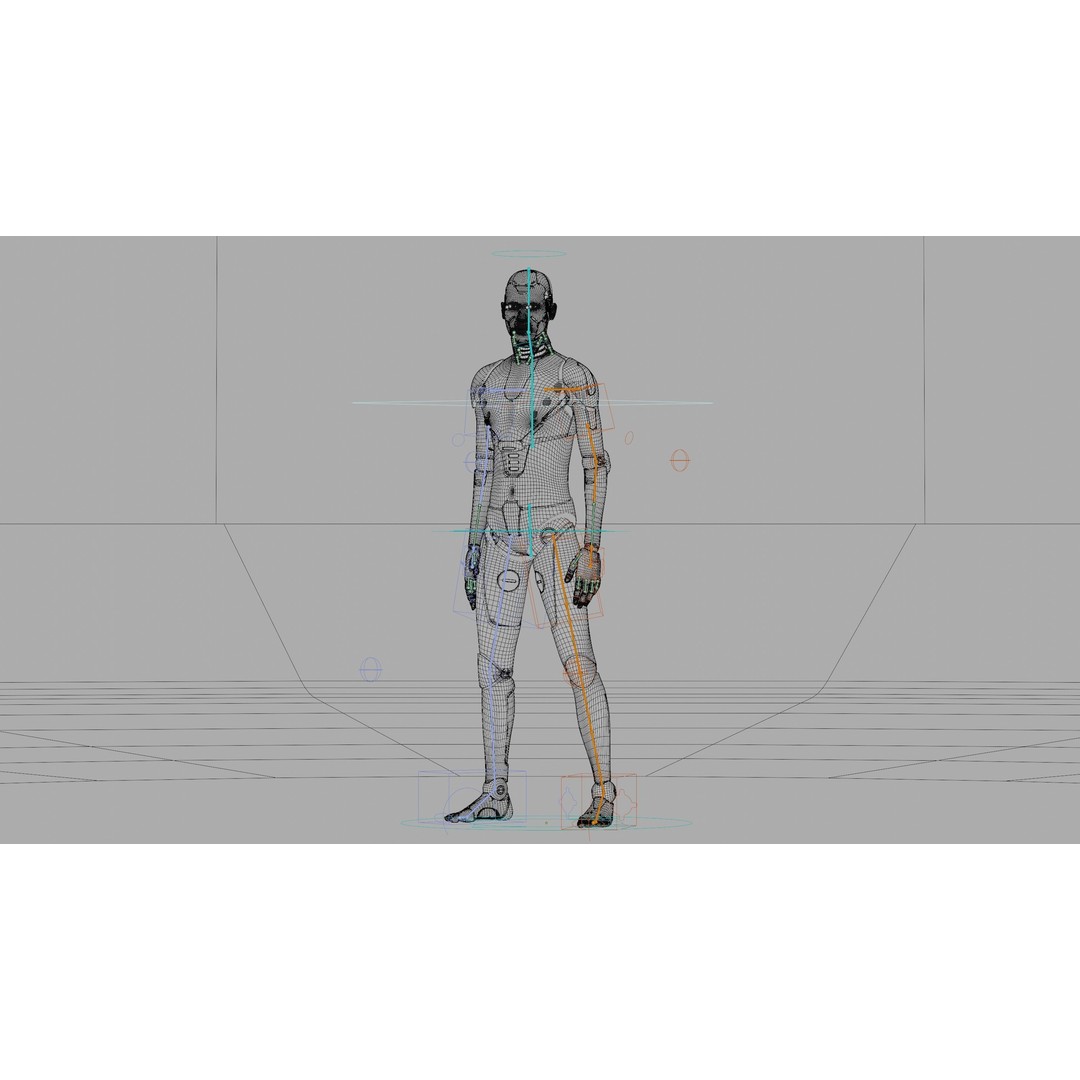 Humanoid Orpheus 3D Model – Rigged Sci-Fi Character for Animation - View 41