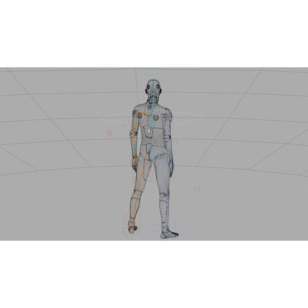Humanoid Orpheus 3D Model – Rigged Sci-Fi Character for Animation - View 42
