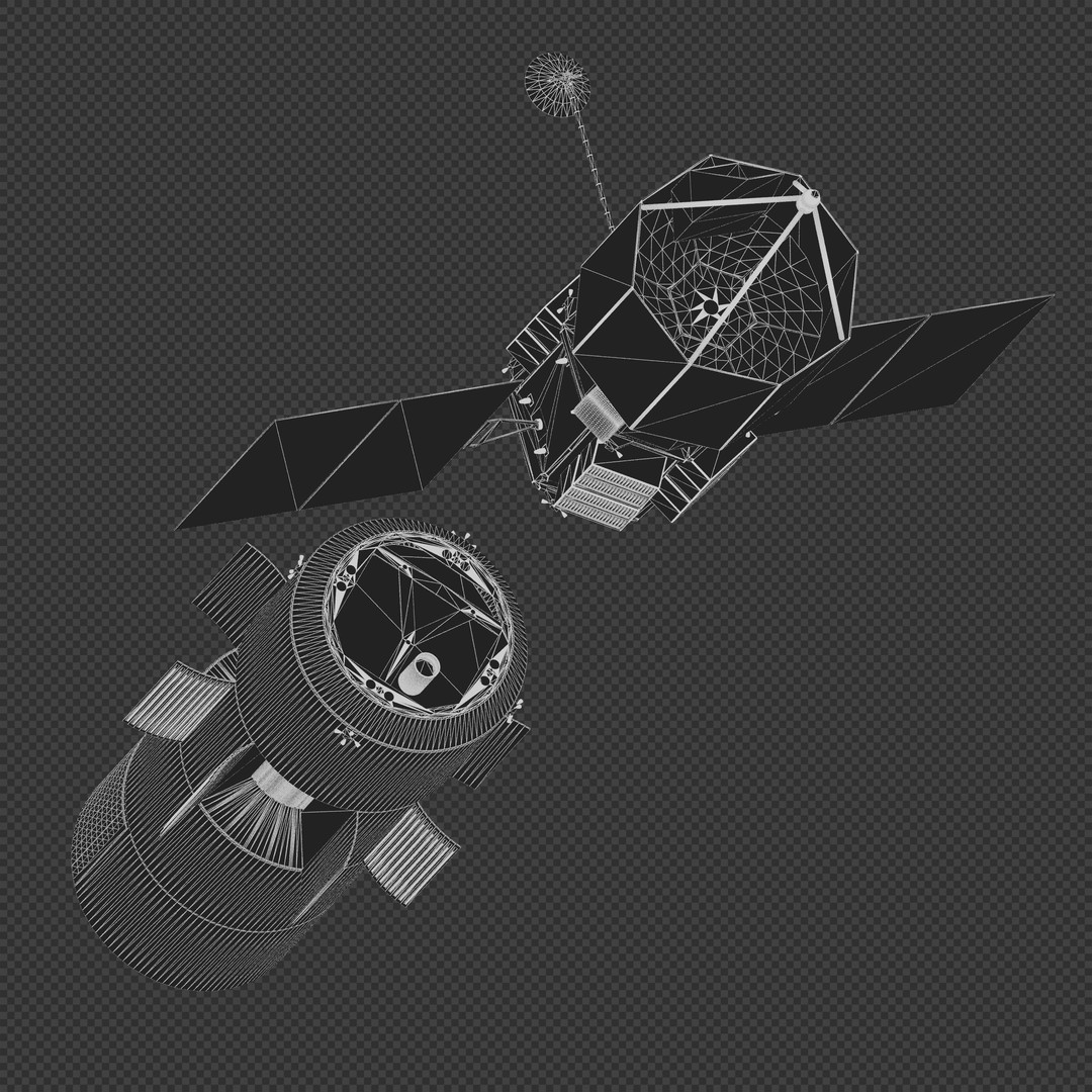 Zenith Star Satellite 3D Model – Experimental Laser Spacecraft, Blender - View 13
