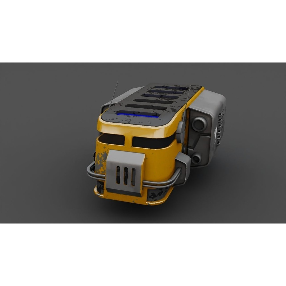 Cargo Ship 3D Model – Realistic Vehicle for Games and Animation, FBX, OBJ - View 10