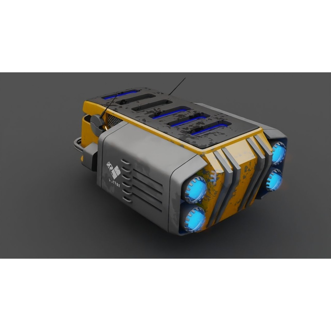 Cargo Ship 3D Model – Realistic Vehicle for Games and Animation, FBX, OBJ - View 14