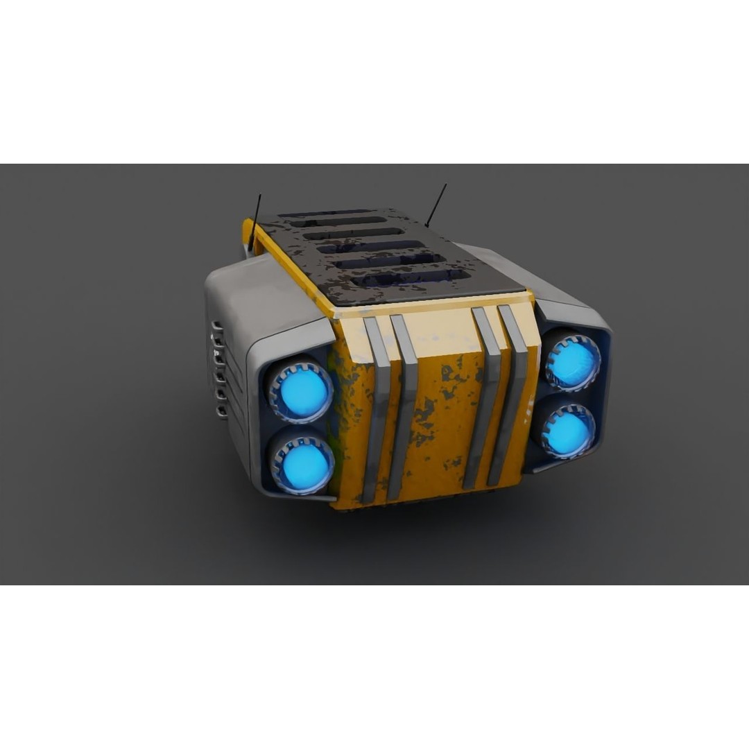 Cargo Ship 3D Model – Realistic Vehicle for Games and Animation, FBX, OBJ - View 15