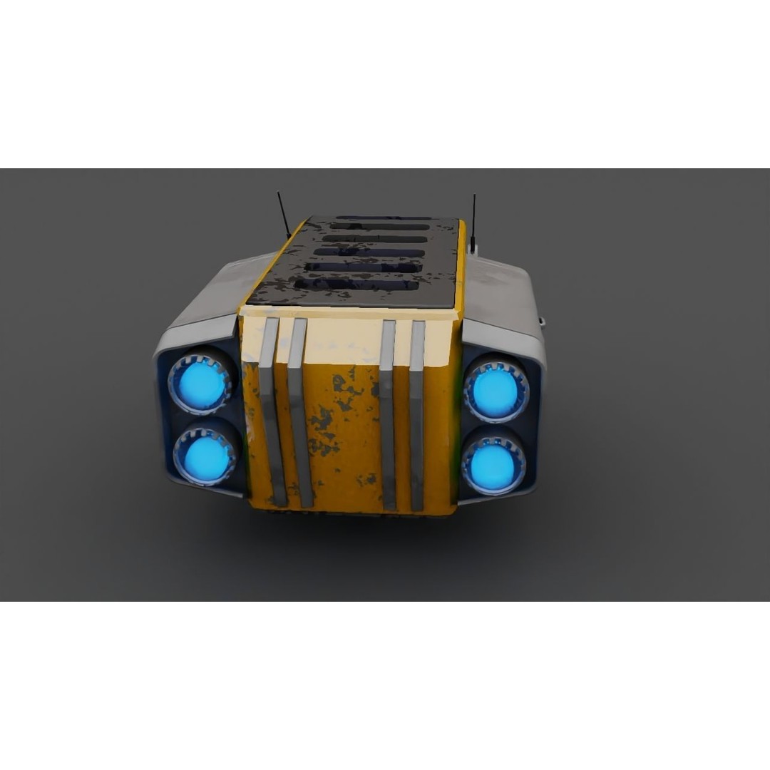 Cargo Ship 3D Model – Realistic Vehicle for Games and Animation, FBX, OBJ - View 16