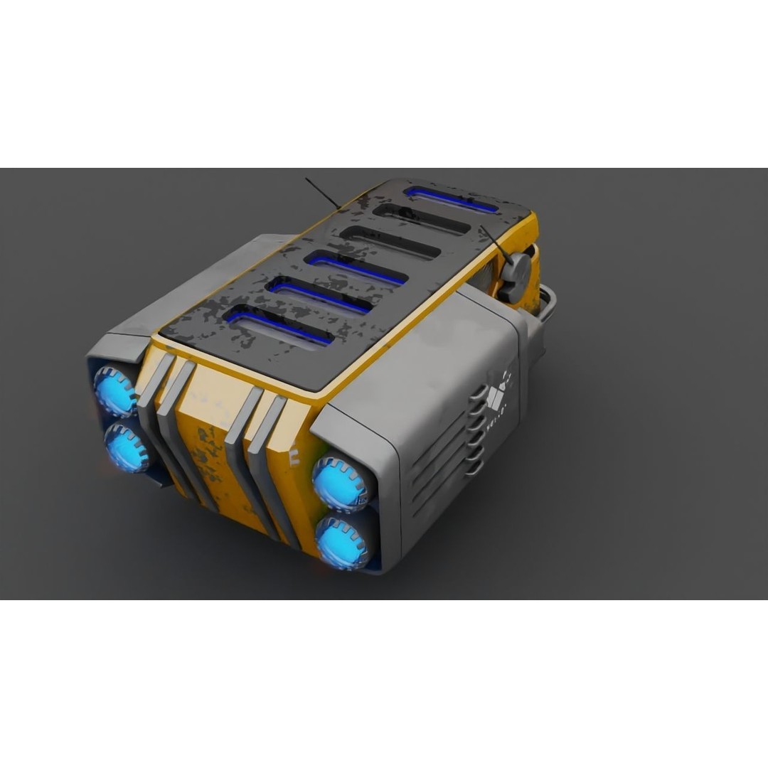 Cargo Ship 3D Model – Realistic Vehicle for Games and Animation, FBX, OBJ - View 17